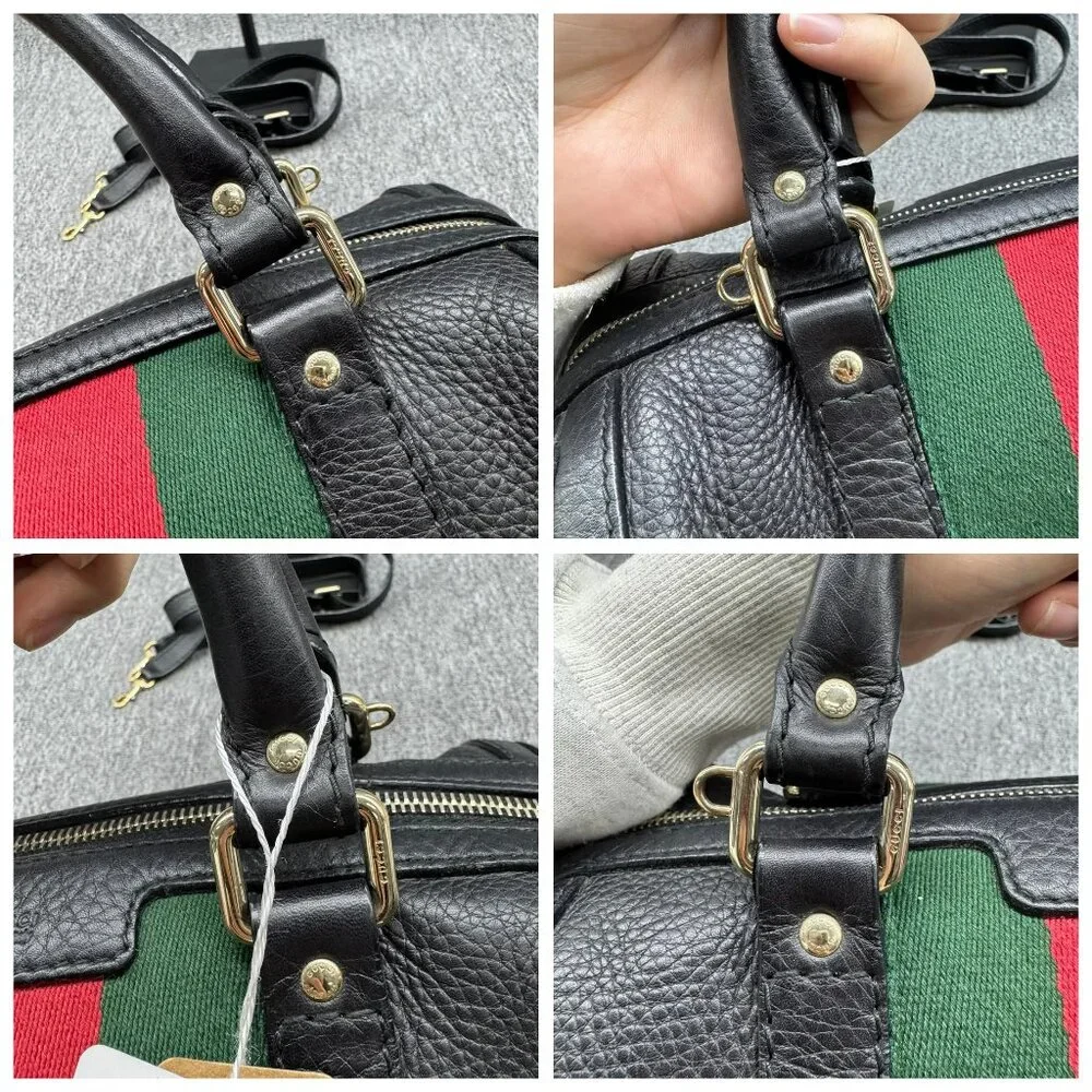 Gucci Boston Small Canvas Vintage Crossbody Bag 625-041125 - Picture 4 of 16